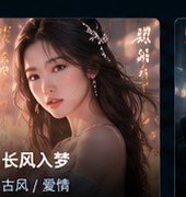 huangguo《长风入梦》古风爱情短剧海报