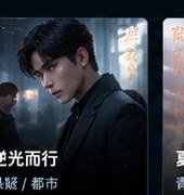huangguo《逆光而行》都市悬疑短剧海报