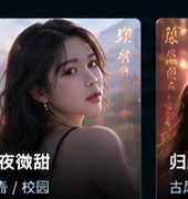 huangguo《夏夜微甜》校园青春短剧海报